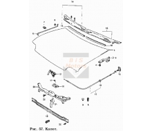 821S1-78B01-000-CABLE SET-HOOD LATCH RELE