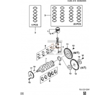 92028817-BEARING SET-CONN ROD (STD)