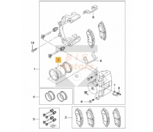 93740555-PISTON BRAKE CALIPPER