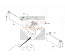 84801A78B01-5TS - SUNVISOR ASSY-R