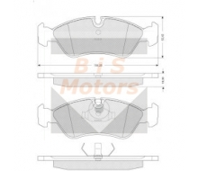 1605454-BRAKE PAD - SET, FRONT