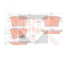 71787 - BRAKE PADS, REAR