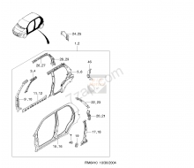 REINF A-SIDE ROCKER,LH