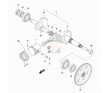 12151-46501-PIN, PISTON (NO.5)