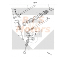 12870A78B00-00 - SHAFT COMP-EXH ROCKER ARM