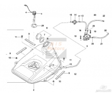 HOSE, fuel strainer inlet